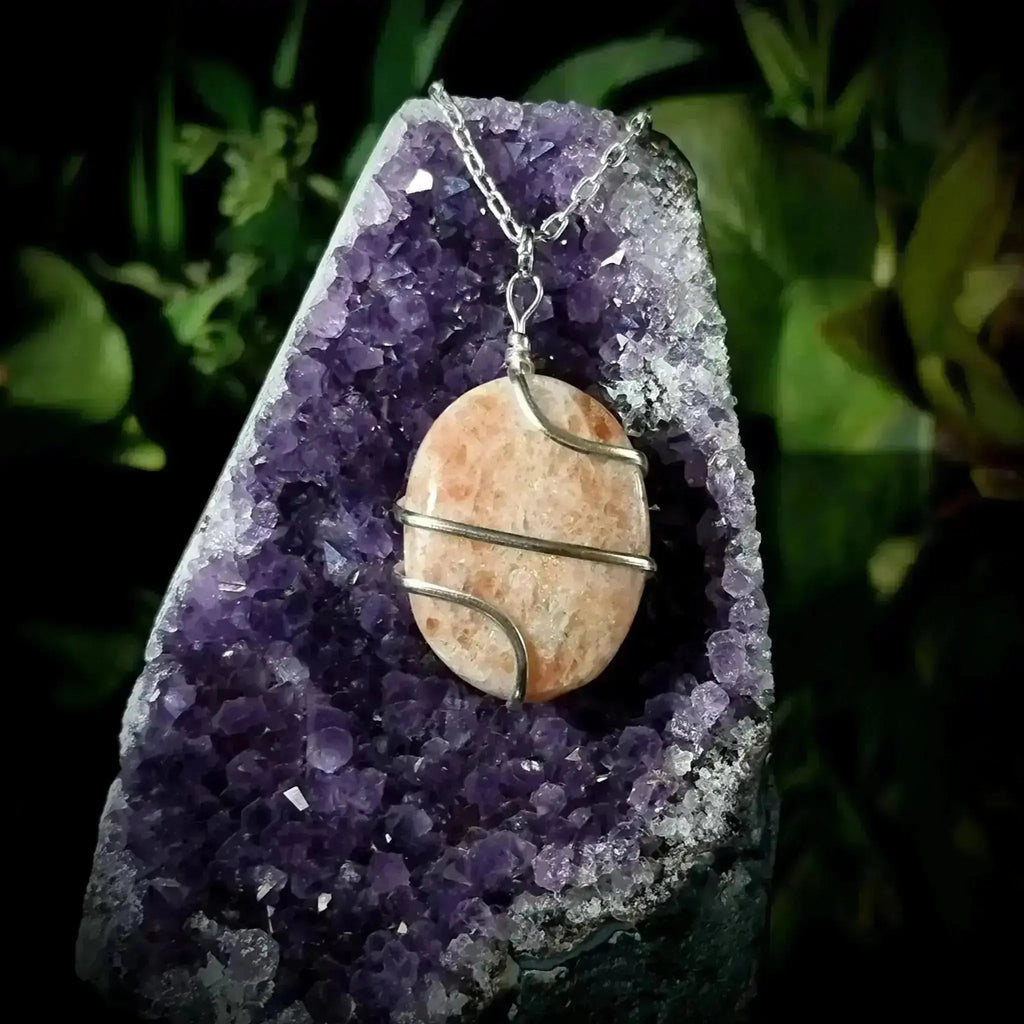 Sunstone Necklace - Crystal Visions Store
