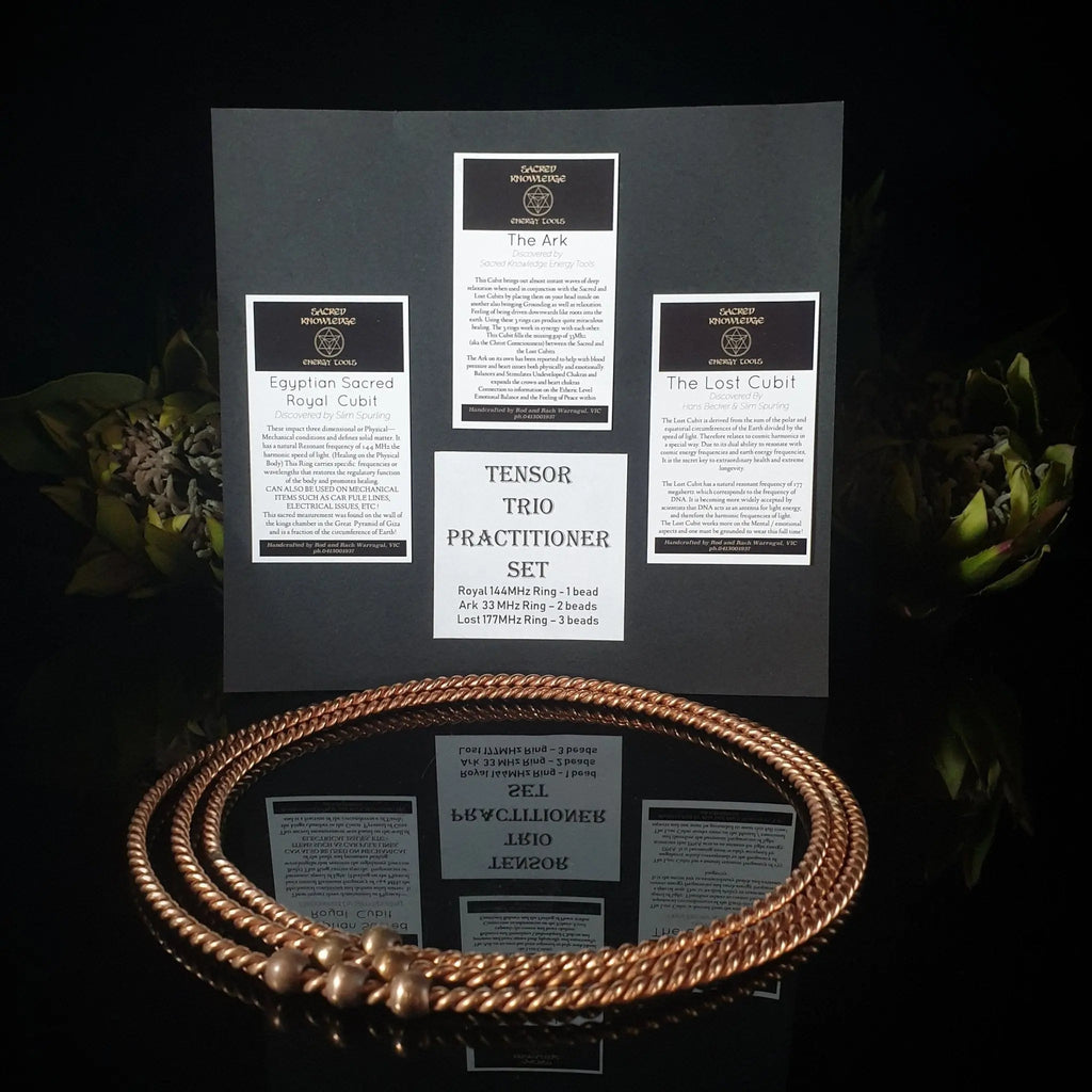Tensor Ring - 3 Ring Practitioner Set - Crystal Visions Store