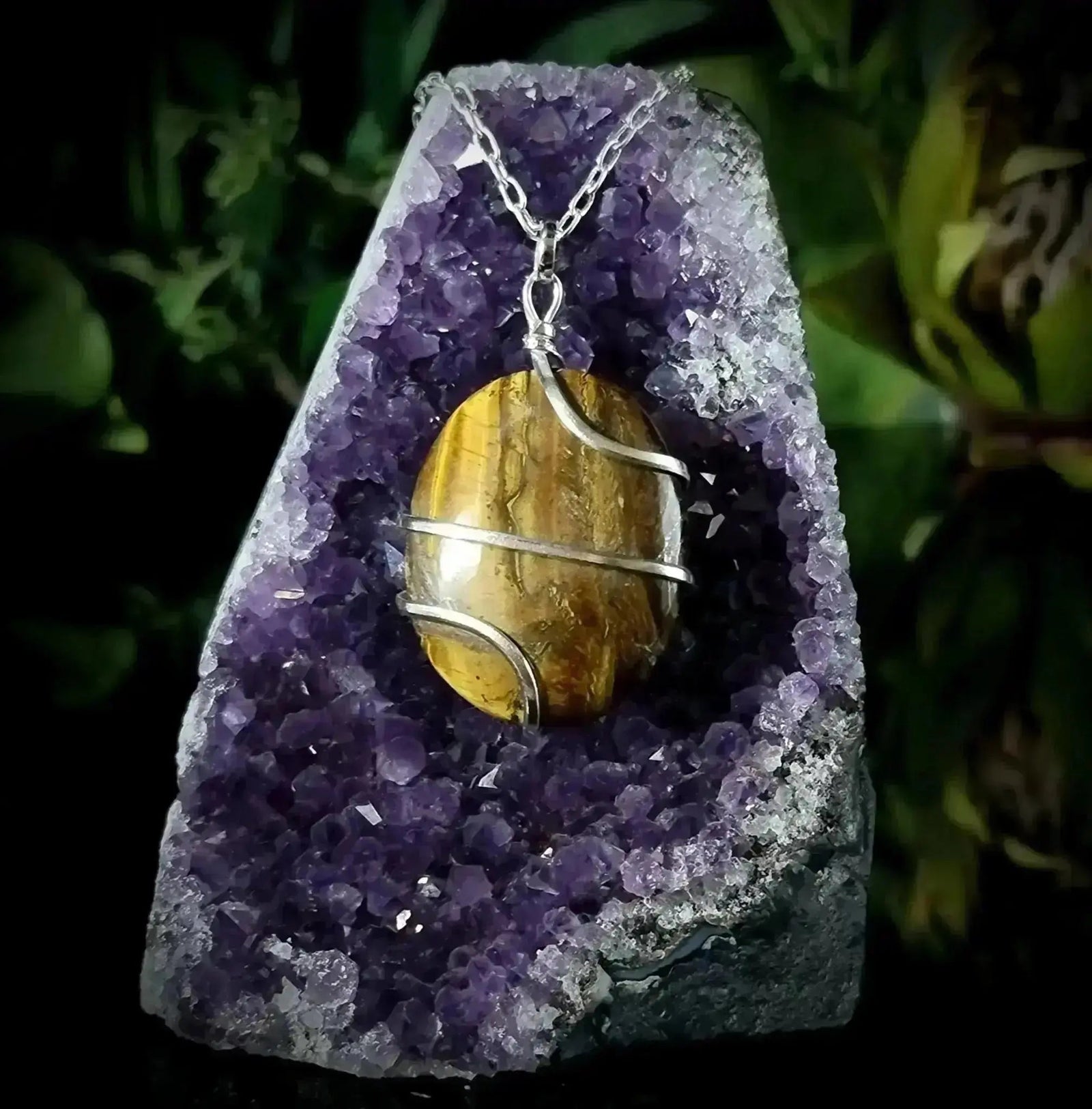 Tiger Eye Necklace - Crystal Visions Store