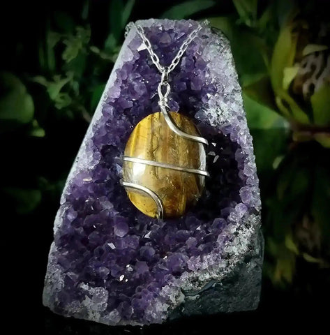 Tiger Eye Necklace - Crystal Visions Store